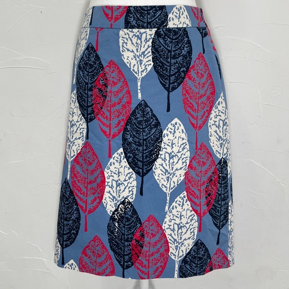 Boden Slight A-line Pencil Leaf Skirt - Picture 3 of 8